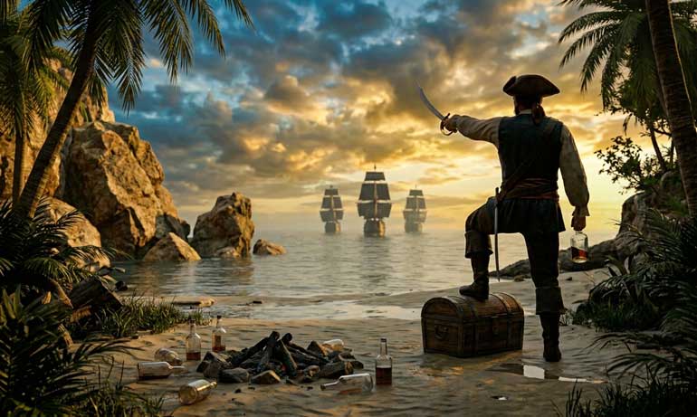 cena de pirata para RPG